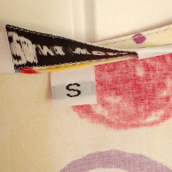 Jams World Doris Short Sleeve Swing Dress Trinity Red Blue Purple Yellow Size S - Picture 4 of 10